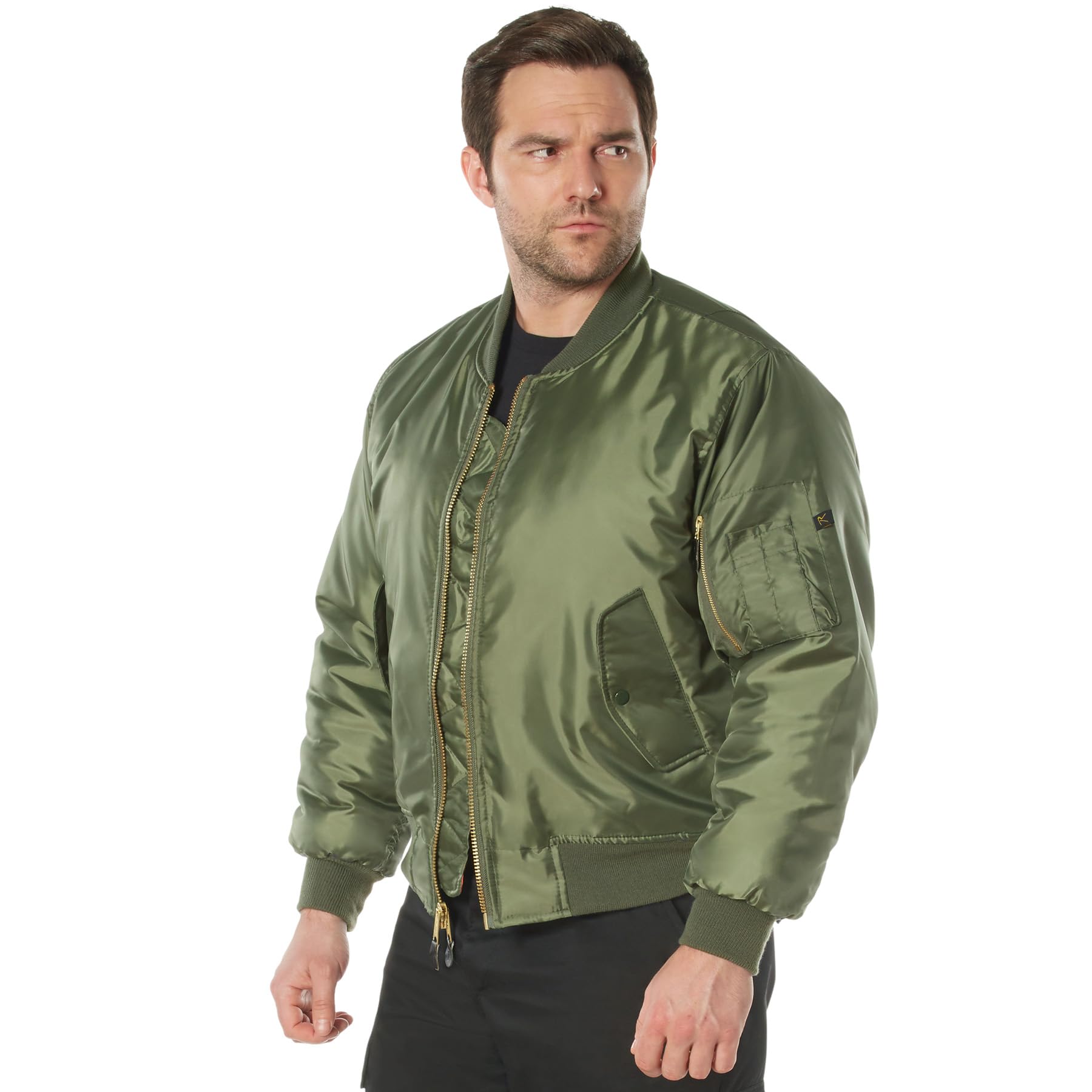 Amazon.co.jp: [ロスコ] Conceal-Ops MA-1 Flight Jacket – Bomber